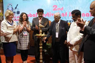 2nd Global Festival of Journalism Noida 2014 Declared Open