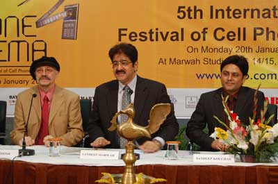Cell phone cinema takes over Marwah Studios