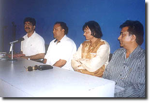CINE AND TELEVISION ARTISTE ALOK NATH MEETS THE STUDENTS