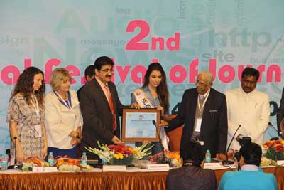 International Journalism Centre Honors Srishti Rana