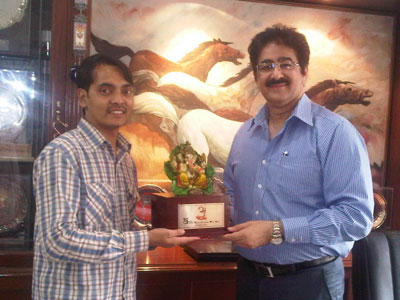 Sandeep Marwah Honored By Cultural Organization Ath Entertainment