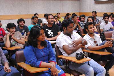 Senior crime reporter visited Asian School of Media Studies