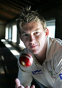 Cricket Celebrity Brett Lee At Marwah Studios