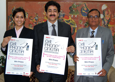 3rd International Festival of Cell phone Cinema Poster Launched 2010