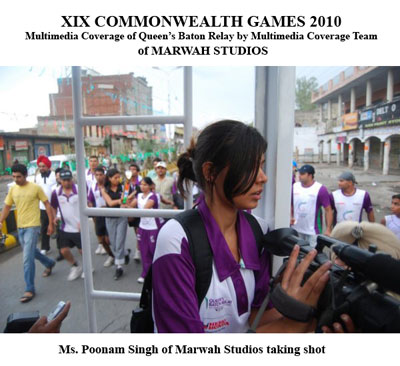 Queen’s Baton Relay is Covered By Marwah Studios For 100 Days