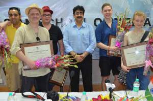 Film Delegation from Sweden at Marwah Studios