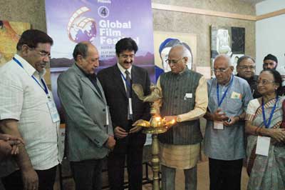 Painting Exhibition Of Tapan Dash Inaugurated At 4th Global Film Festival