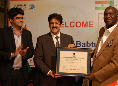 Visit of Executive Governor of Lagos, Nigeria to ( AAFT) Asian Academy of Film & Television, Noida
