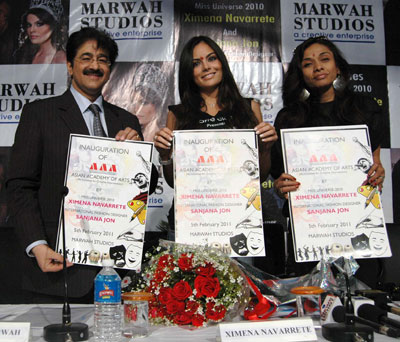 Miss Universe Ximena Navarette inaugurated Asian Academy of Arts