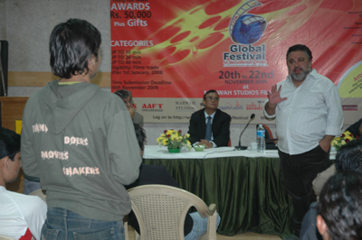 Acting Workshop By Manoj Pahwa At Global Festival Of Films