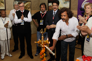 Anand Narain Painting Exhibition Inaugurated At 5th Global Festival