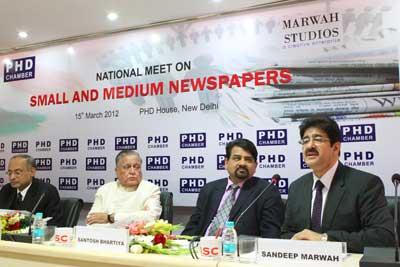 PHD Seminar On Small And Medium News Papers