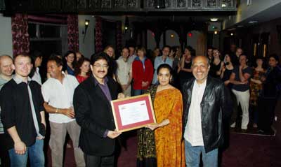 Sandeep Marwah Honored In Poland For His Contribution To Cinema