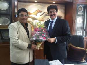 Sandeep Marwah Congratulated Team of Film Riyasat