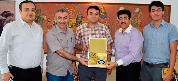 Turkish Delegation Honored Sandeep Marwah