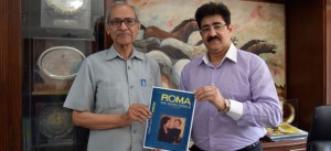 Dr. Shyam Singh Shashi With Sandeep Marwah