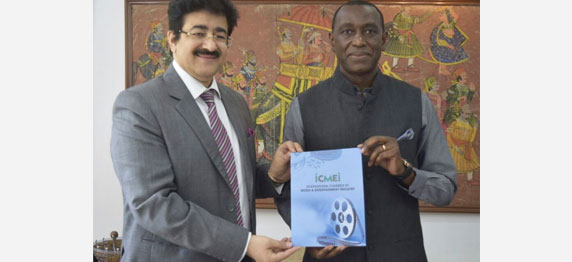 H.E. Idriss Raoua Ouedraogo Ambassador of Burkina Faso to India With Marwah