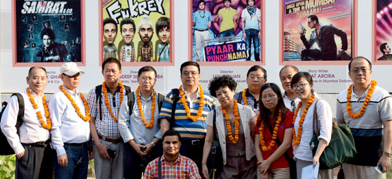 Chinese Delegation at Marwah Studio