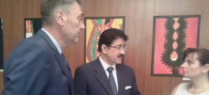 Sandeep Marwah Inaugurated Painting Exhibition at Bulgarian Embassy