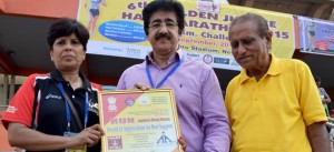 Sandeep Marwah Honored for His World Record in Sports