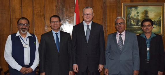 ICMEI Visits Embassy of Egypt