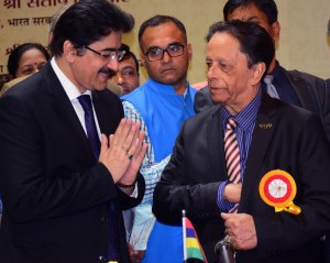 Welcoming Prime Minister of Mauritius
