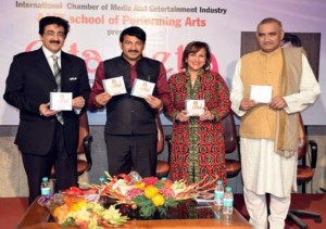 Music CD Released by Manoj Tewari at Marwah Studio