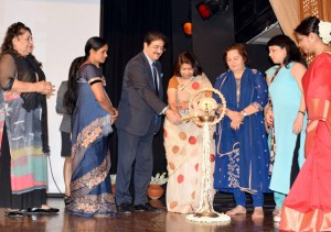 Sandeep Marwah Inaugurating An Award Function at New Delhi