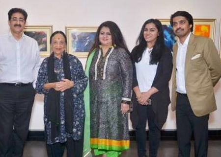 Exhibition of Paintings by Tara Inaugurated by Sandeep Marwah