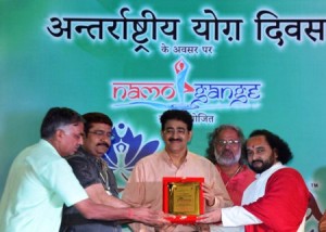 Sandeep Marwah Honored on International Yoga Day