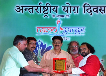 Sandeep Marwah Honored on International Yoga Day