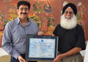 Sandeep Marwah With Dr. Steve Bedi From USA