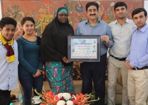 Sandeep Marwah Honored With Global Cultural Minister Award