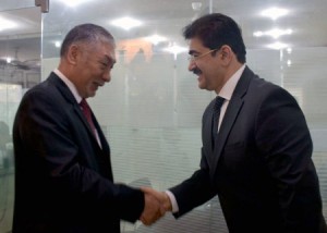 Sandeep Marwah With Ambassador of Bhutan to India