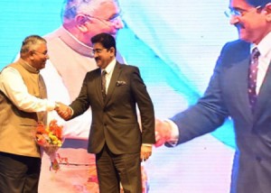 Sandeep Marwah Honored by P.P.Choudhary