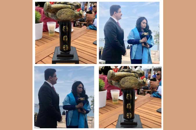 Sandeep Marwah Honored With Life Time Achievement Award At Cannes