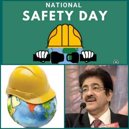 Noida: National Safety Day Observed at AAFT. Observed every year on March 4, the National Safety Day was started by the National Safety Council. Still to increase the awareness of all the guidelines of safety measures. Including road safety, workplace safety, the safety of human health, as well as the environment. “A little precaution can save you from a large disaster. A little time spent in making yourself more equipped with knowledge about the safety of every thing can  save you from losses of million rupees, health and life. Please make it a habit to go through the instruction. Manual of every thing you use which seems to be new to you,” said Dr. Sandeep Marwah Chancellor of AAFT University and President of CEGR-Centre for Growth and Research at an event to celebrate  National Safety Day at Marwah Studios. The event supported by World Peace Development and Research Foundation. National Federation of Tourism and Transport Cooperatives of India Limited. Such as  Prithvi Yoga Centre, International Chamber of Media and Entertainment Industry. Still National Safety Day Observed at AAFT. Such as Manual of every thing you use which seems to be new to you,” said Dr. Sandeep Marwah Chancellor of AAFT University and President of CEGR-Centre for Growth and Research at an event to celebrate  National Safety Day at Marwah Studios.