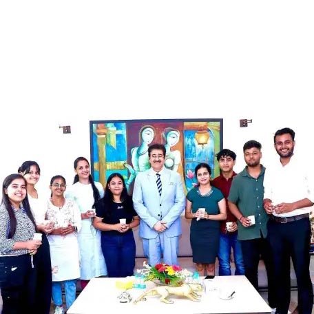 Coffee With Sandeep Marwah’s Fourth Episode Brings Joy and Inspiration Among Students of AAFT School of Performing Arts
