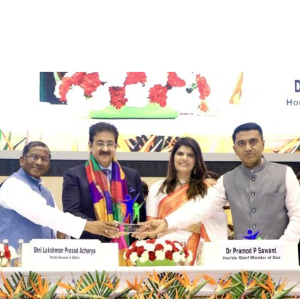 Sandeep Marwah Honoured at 6th Fit India Conclave at Vigyan Bhawan