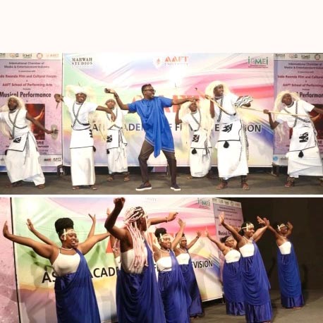 An Electrifying Performance by Jules Sentore from Rwanda at Marwah Studios