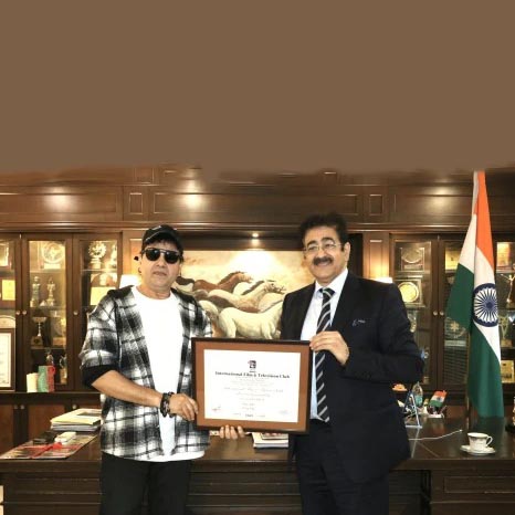 Usman Khan Honoured with Life Membership of International Film and Television Club of AAFT
