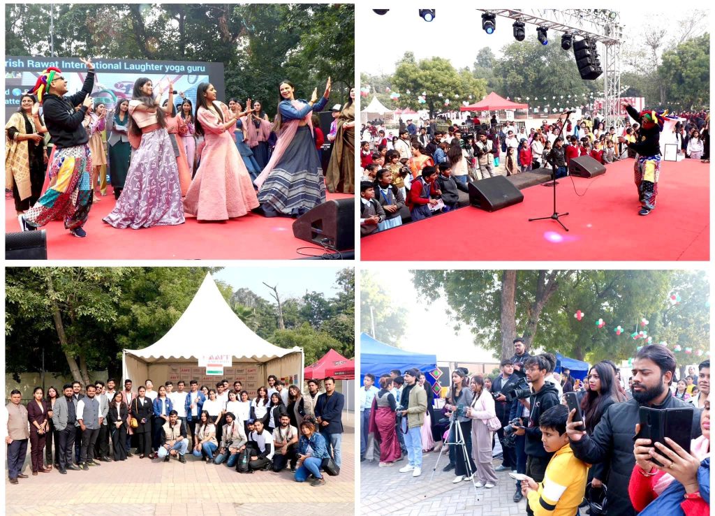 AAFT Students Shine at Great Indian Youth Festival in New Delhi