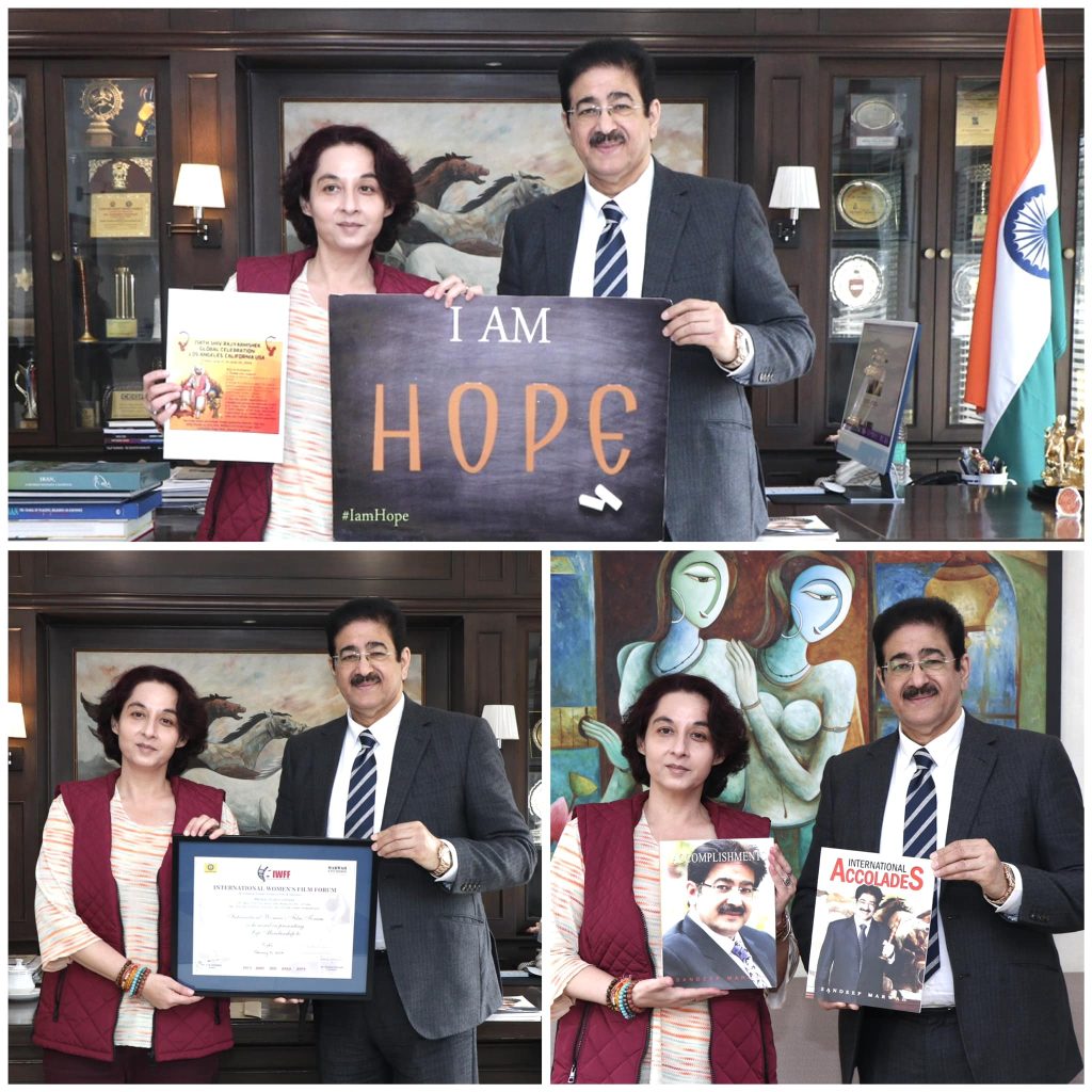 Renowned Media Personality Sandeep Marwah Joins Board of I HOPE USA