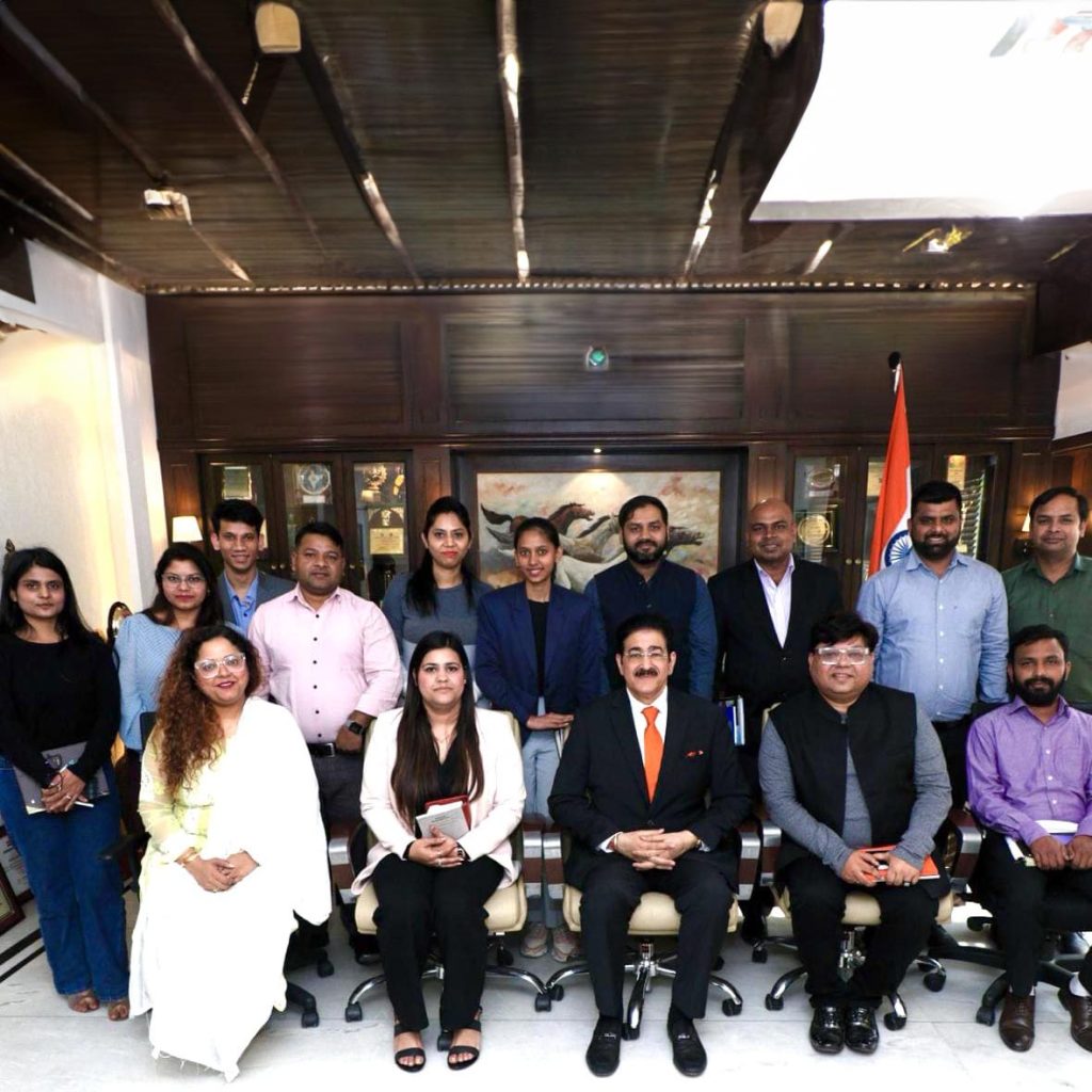 Sandeep Marwah Met Operation Team of Marwah Studios