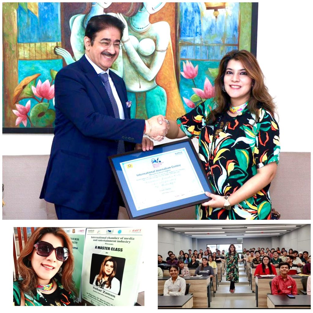 Renowned Journalist Sahar Zaman Conducts Powerful Workshop at AAFT School of Journalism and Mass Communication