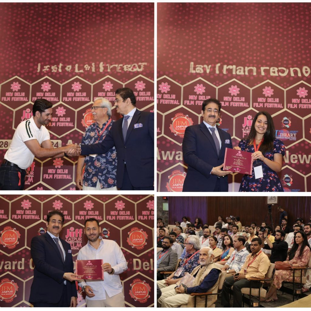 Sandeep Marwah Presents Awards for the 7th Edition of New Delhi Film Festival