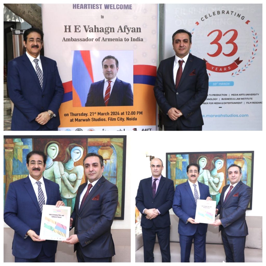 ICMEI Presents AAFT Scholarship to Embassy of Armenia