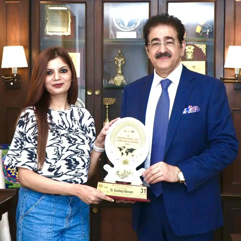 Dr. Sandeep Marwah Honored by Educacio for His Contributions to Higher Education in India