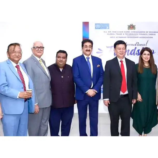 Sandeep Marwah Special Guest at International Friendship Day Celebration at Myanmar Embassy