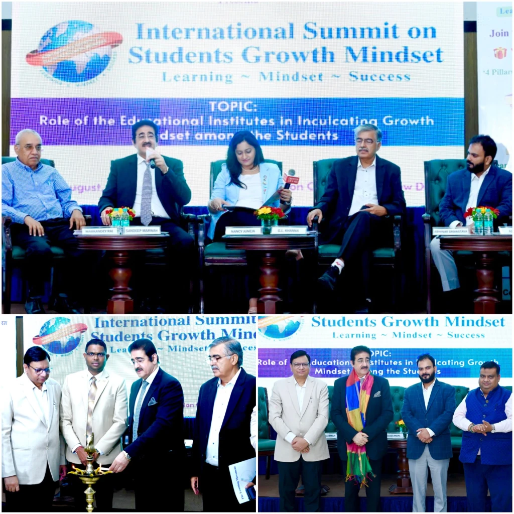 International Summit on Students’ Growth Mindset Inaugurated by Sandeep Marwah